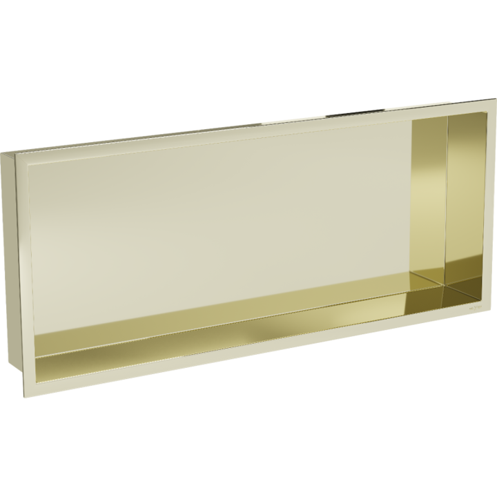 Beépített karimás polc, Mexen, 14879, Acél, Arany