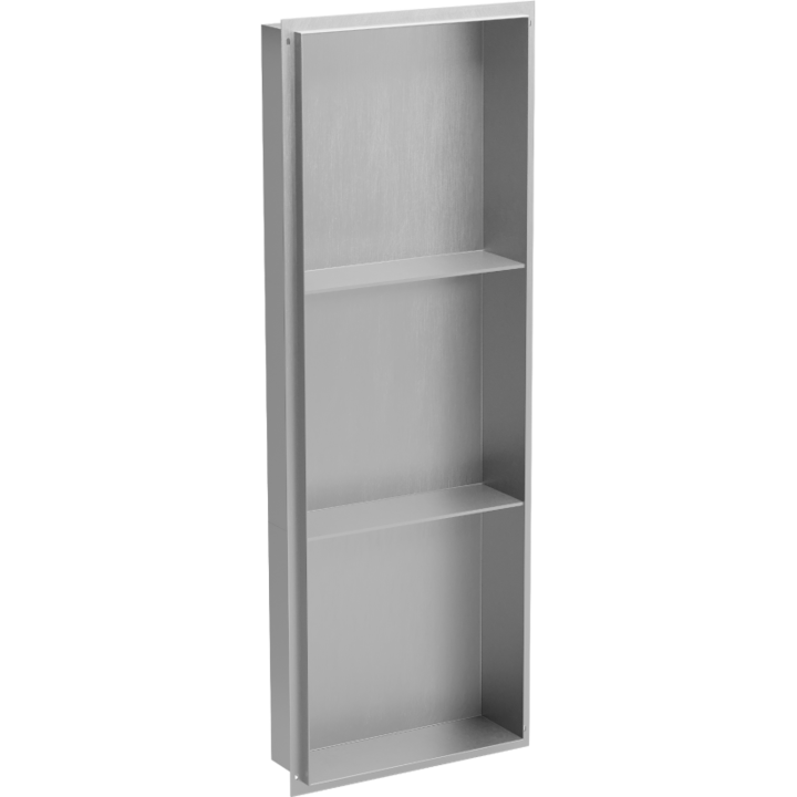 Beépített polc takarás nélkül, Mexen, 14935, Acél, Rozsdamentes acél