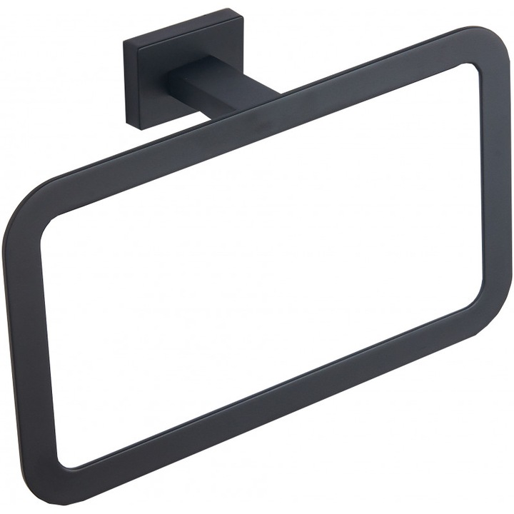 Поставка за кърпи Mexen, 821, Метал, Черен