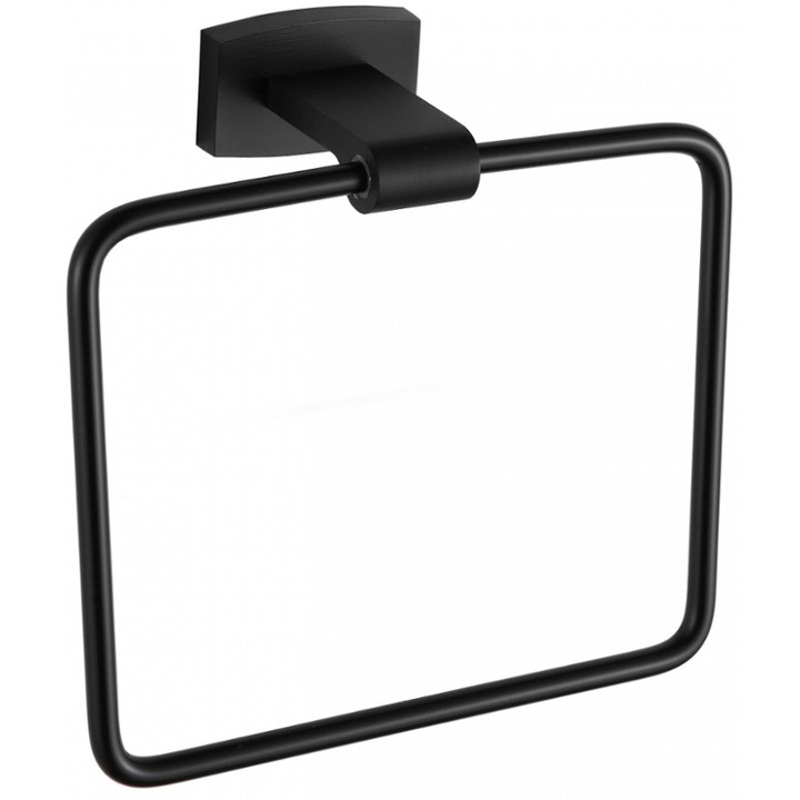 Cuier pentru prosop, Mexen, 4873, Alama, Negru