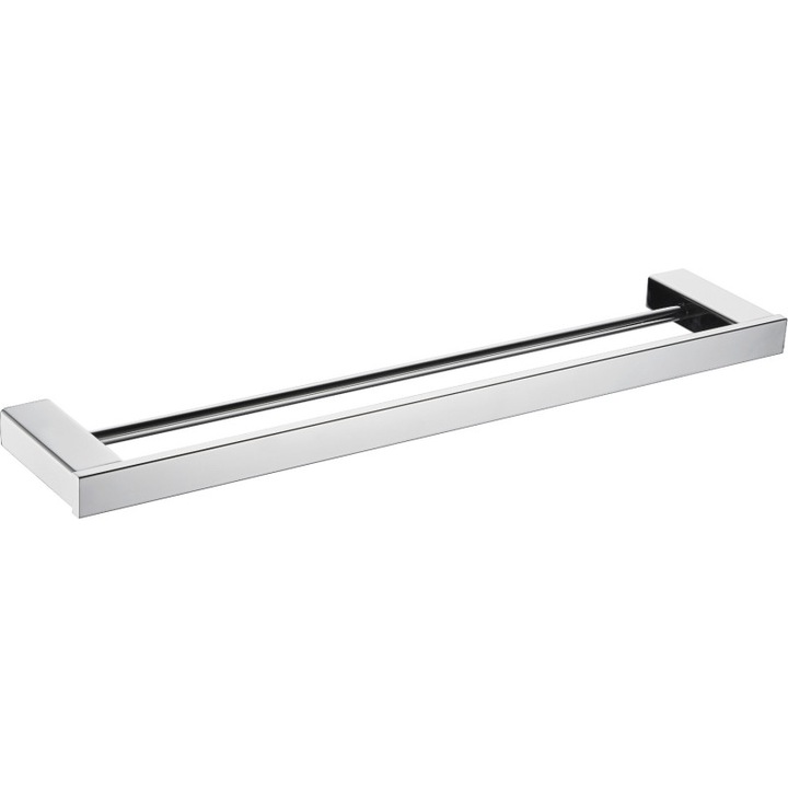 Cuier dublu pentru prosoape, Mexen, 4981, Otel, Crom