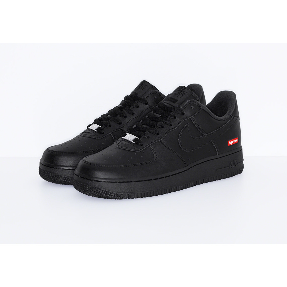 26.5㎝　Supreme Nike Air Force 1 Low Black Pantofi Sport, Nike, Air Force 1 Low Supreme Black, Negru