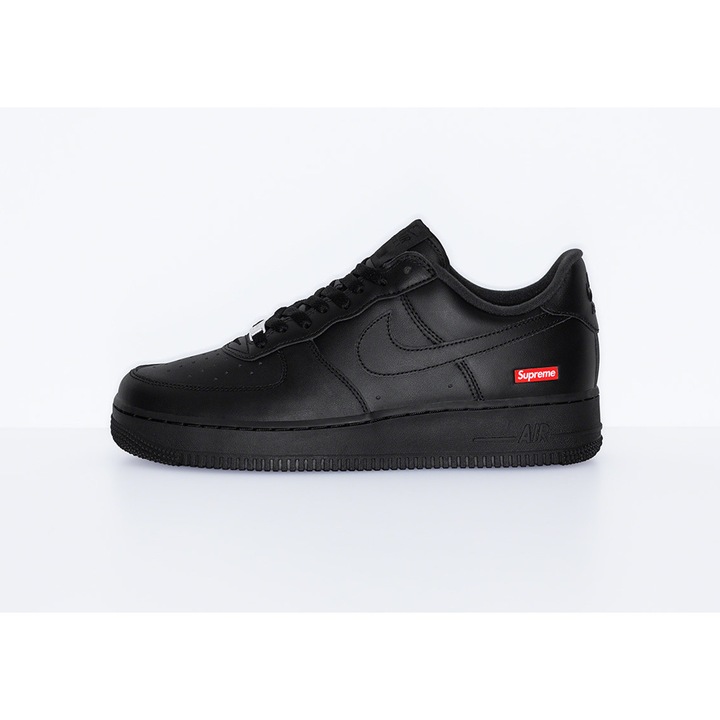 Sportcipő, Nike, Air Force 1 Low Supreme fekete, fekete, 42 EU