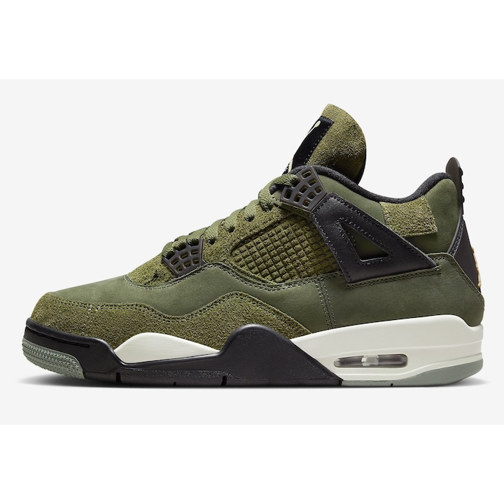 Air Jordan 4 Retro SE Craft Medium Olive 417, Verde inchis