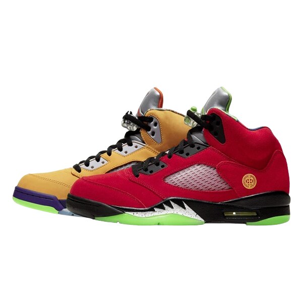 jordan 5 red and yellow