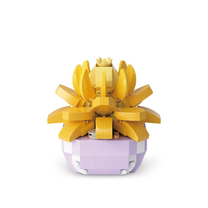 Set de constructie, model plante suculente, "Raul stelar si luna stralucitoare", 311 piese, pentru fete, 14+