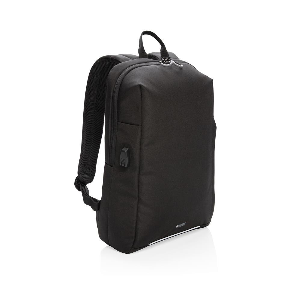 Rucsac laptop Swiss Peak AWARE™ RFID si USB A