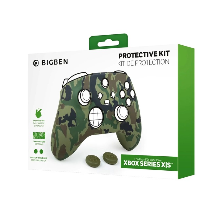 NACON Kontroller védő szilikon Xbox kontrollerhez, Terepmintás színben