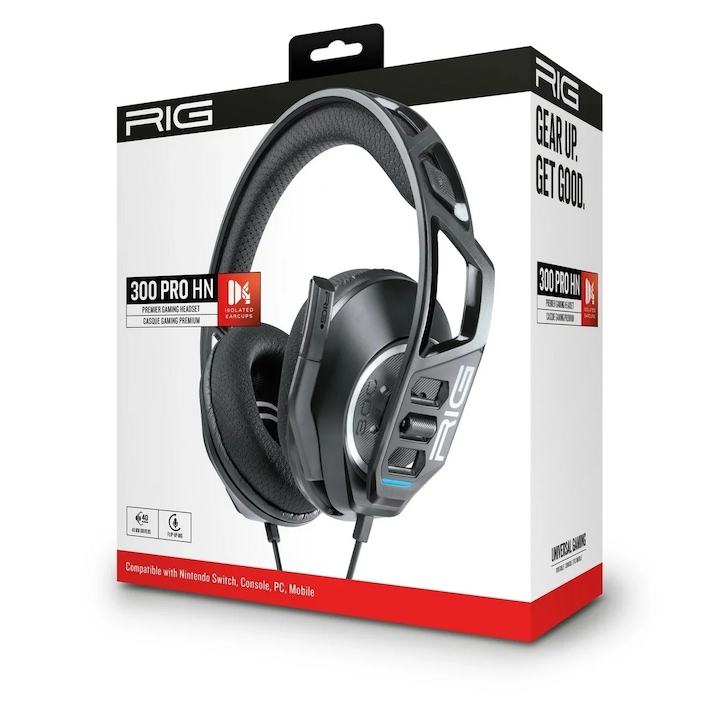 NACON RIG 300 PROHN Gaming Headset, Szürke