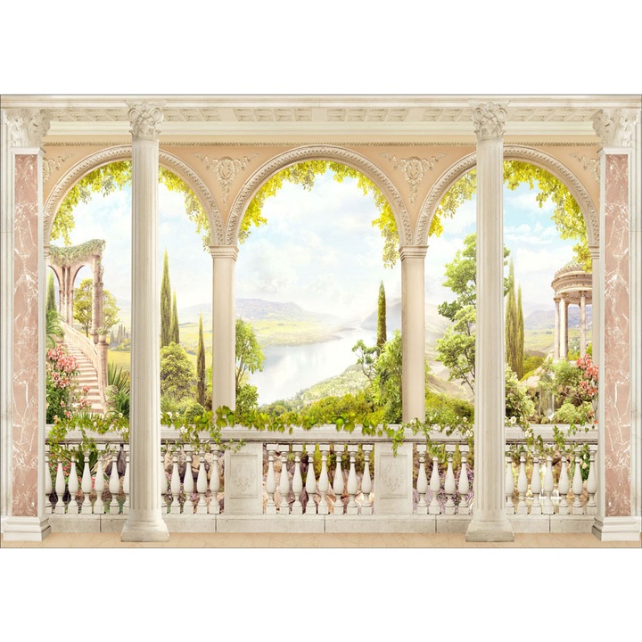 Garden of Eden 3D tapéta, öntapadós, többszínű, 120x200 cm 3D16