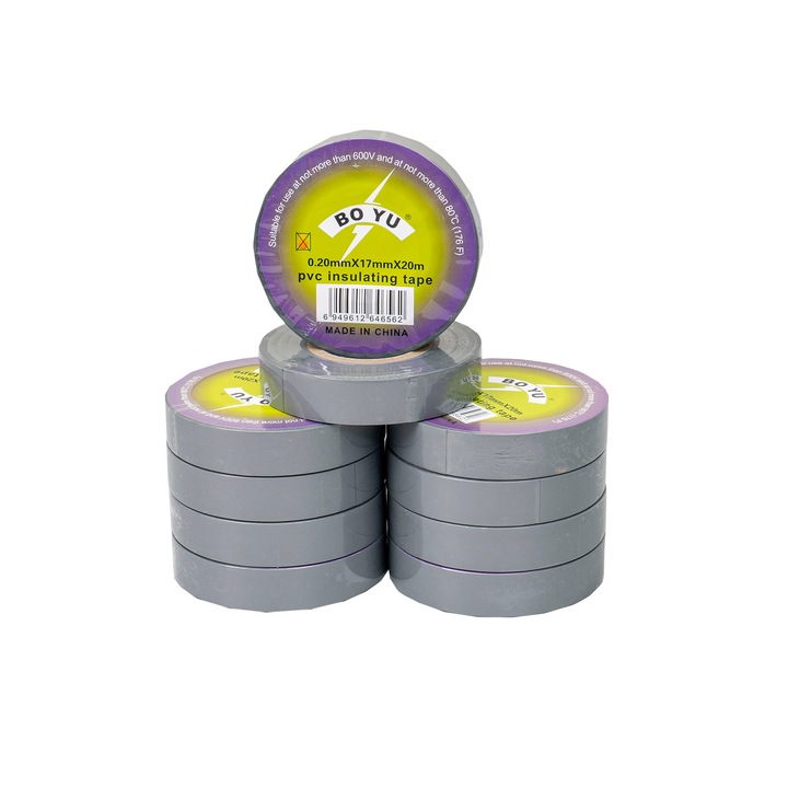 Set 10 bucati banda de izolat fire 0.2x1.7mm, 20m gri Z-TOOLS / ZTS 8267G_10