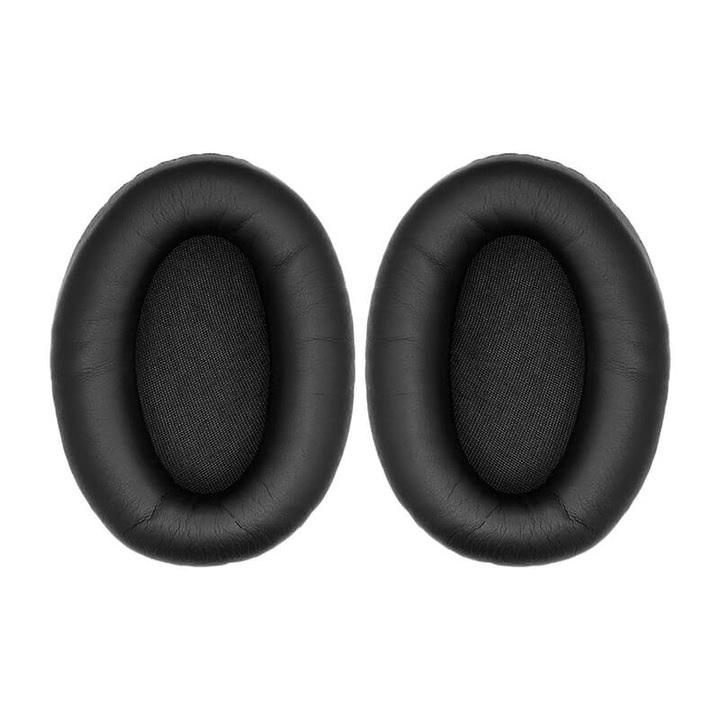 2 db Edman szivacs készlet HyperX Cloud III 3 / II 2 Gaming fejhallgatóhoz, Fülfül, Ökológiai bőr, Fekete