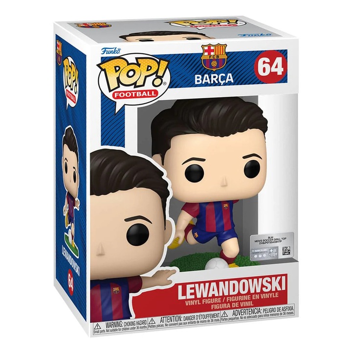 Фигурка Funko Pop! Football: Barcelona - Lewandowski #64