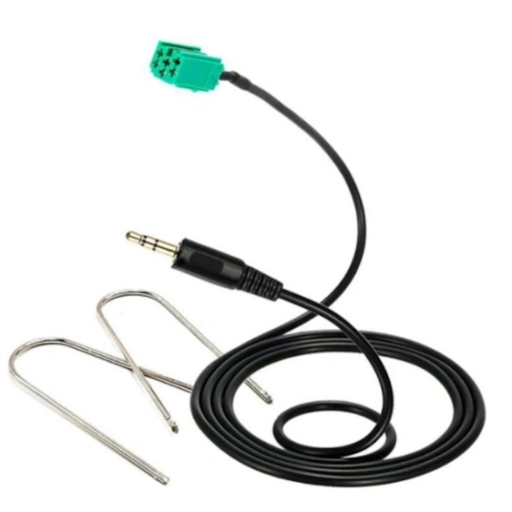 Cablu Aux 3.5mm, compatibil Renault, Plug and Play, ISO