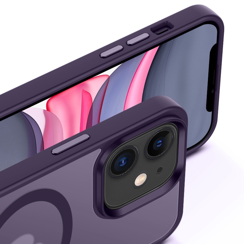 Husa de Protectie, Compatibila Apple iPhone 11, Doctor Shield Fantom, MagSafe - Violet