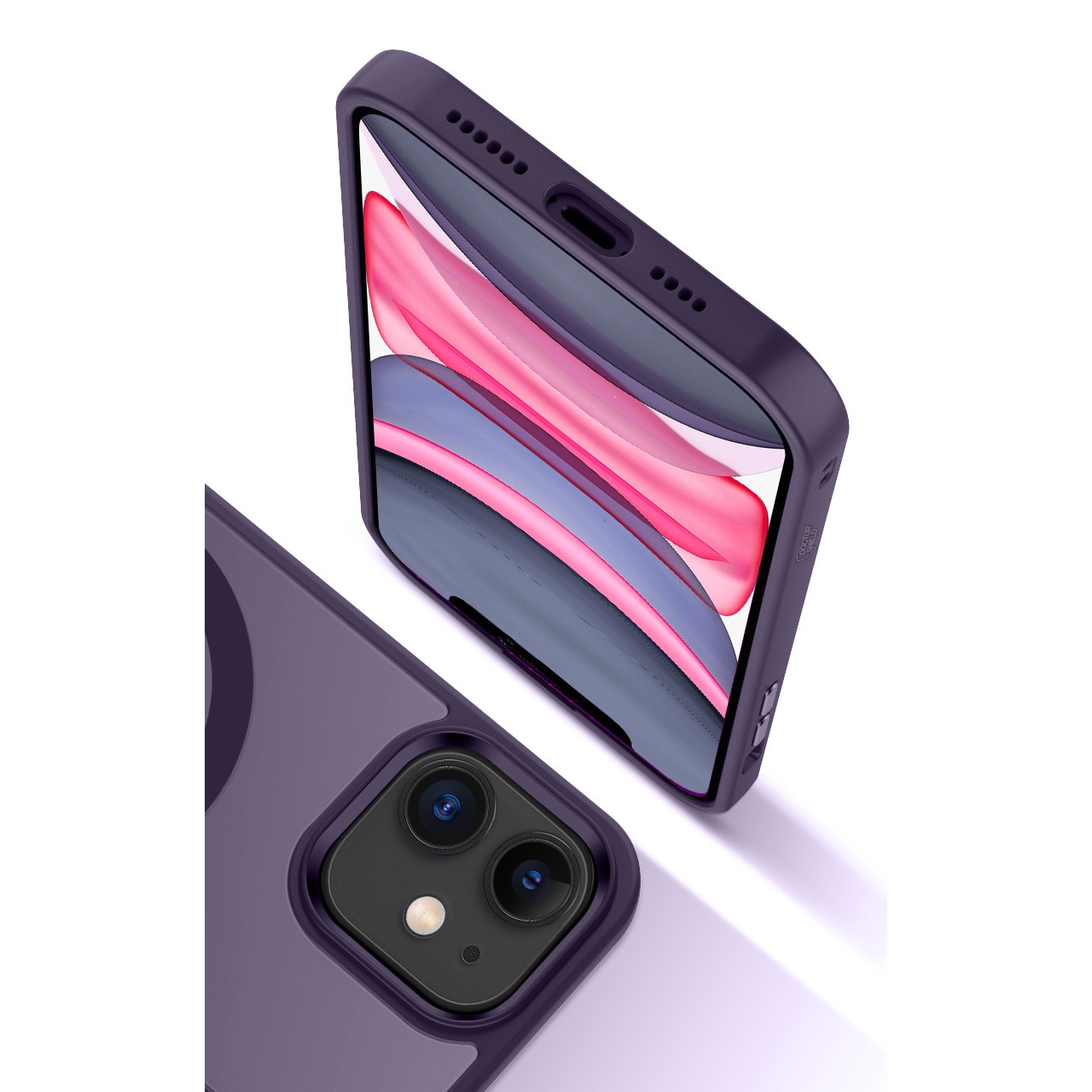 Husa de Protectie, Compatibila Apple iPhone 11, Doctor Shield Fantom, MagSafe - Violet
