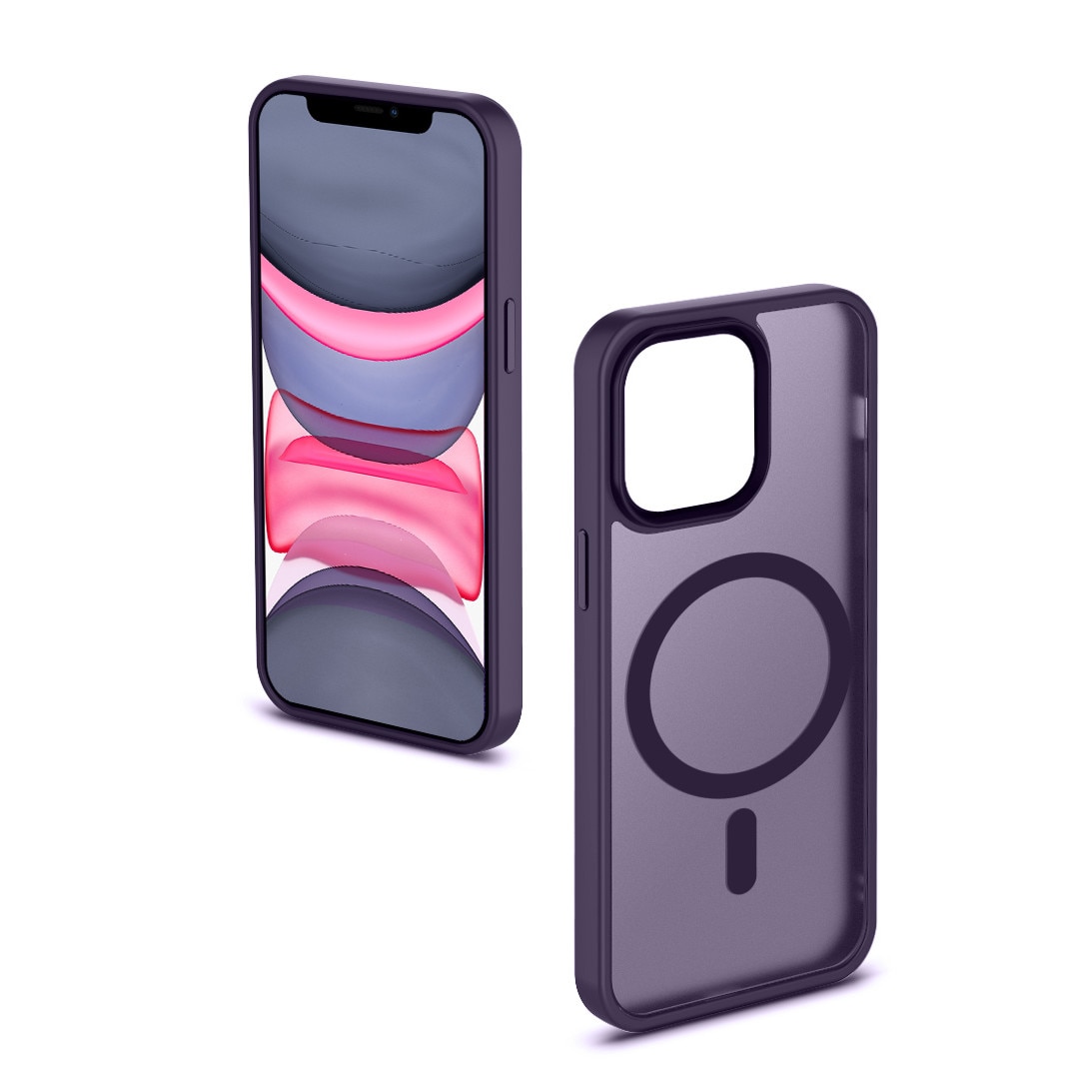 Husa de Protectie, Compatibila Apple iPhone 11, Doctor Shield Fantom, MagSafe - Violet