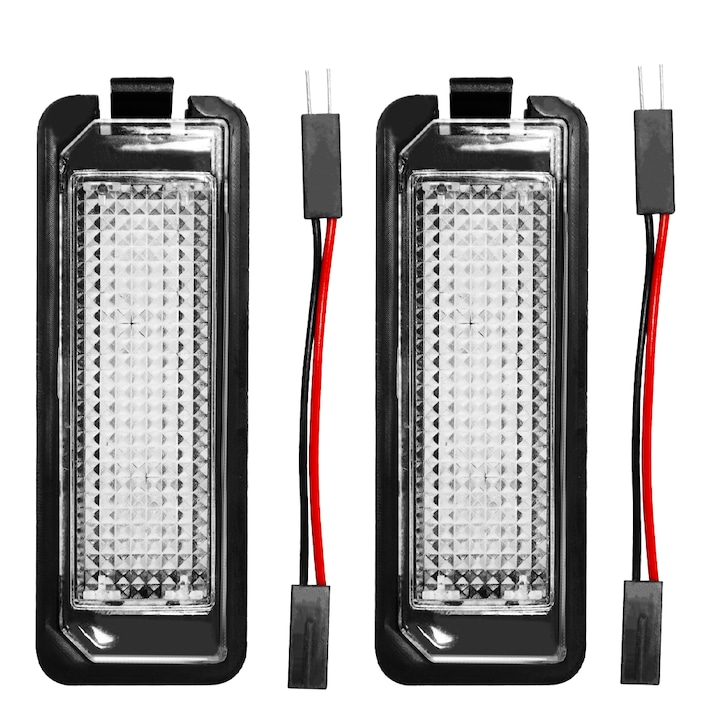 Set 2 lumini LED placute semnalizare YANF, compatibil VW Passat, Golf, Polo, Eos
