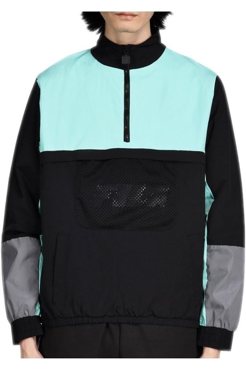 Мъжка ветровка Fila Tyler, L, найлон, черно/синьо