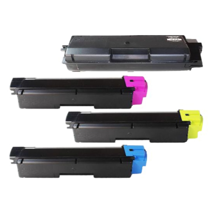 Комплект от 4 тонера съвместими Kyocera TK 590 TK-590, TK590 (1T02KVAEU0), FS-C2026MFP/ FS-C2126MFP/ FS-C2526MFP/ FS-C2626MFP/ FS-C5250DN ECOSYS P6026 M6026/ M6526