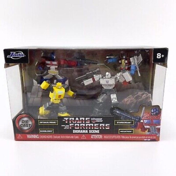 Set 4 figurine Transformers Diorama scene - Jada - eMAG.ro