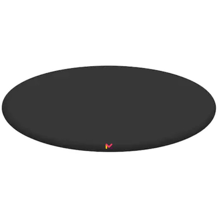 Универсален брезент за покриване на кръгли басейни с диаметър 244 см, PVC, черен