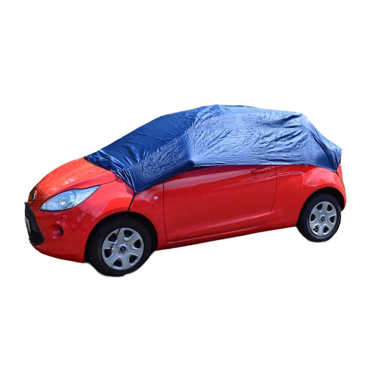 Semi-prelata auto usoara din nylon subtire Filmer allseason marimea M 259x147x51cm