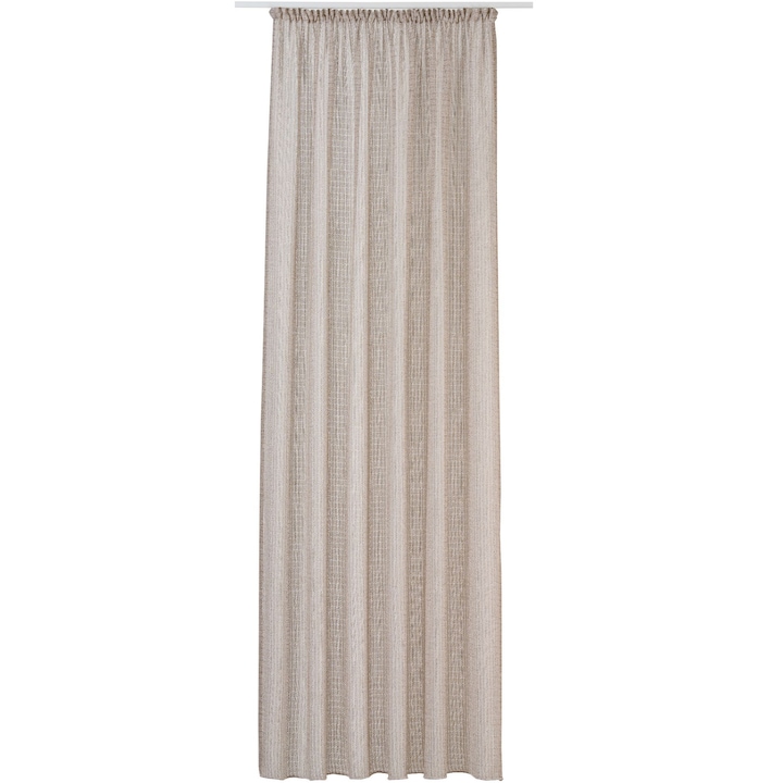 Перде с халки Mendola Interior Pescara, 140 x 260 см, 100% полиестер, Бежов