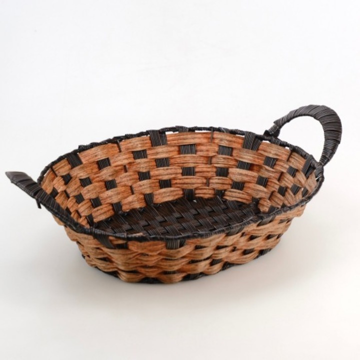 Cosulet pentru paine pvc, 37x23x7, 5 cm maro