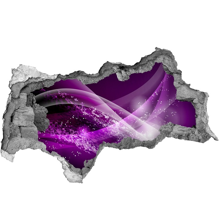 Autocolant decorativ. gaura in perete. Tulup. Val abstract. 115x88 cm. 010120080020000005927