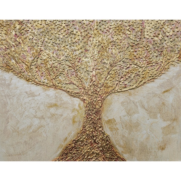 Tablou Unicat ”Pomul Vietii”, realizat manual, panza, 90x70 cm