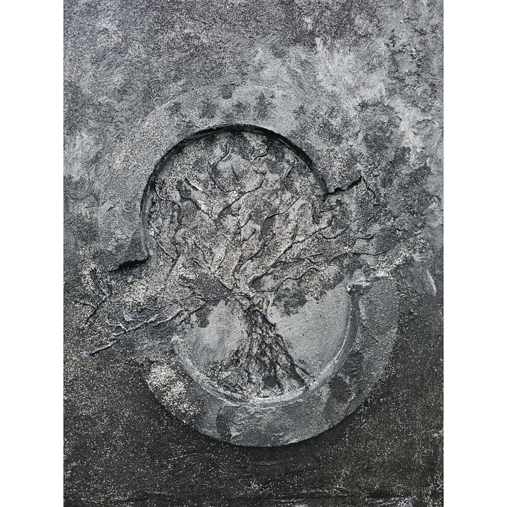 Tablou Unicat, relief, realizat manual, panza, 50x70 cm