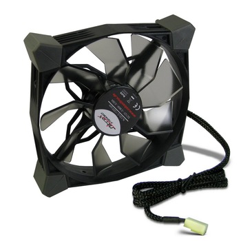 Ventilator Inter-Tech CobaNitrox Xtended N-120-G, 120mm, 1200 RPM, Grey Ventilator Inter-Tech CobaNitrox Xtended N-120-G, 120mm, 1200 RPM, Grey