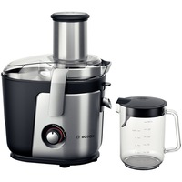 storcator de fructe si legume bosch mes4010 1200 w recipient suc 15 l recipient pulpa 3 l 3 viteze tub de alimentare 84 mm argintiunegru imagen 42_0_
0