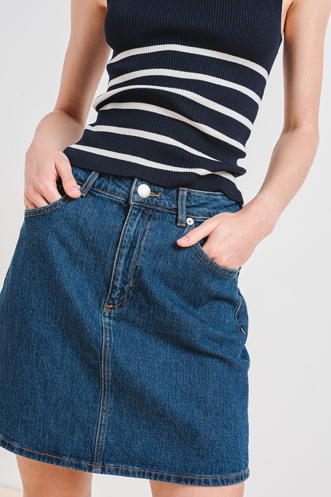 Vero Moda, Къса дънкова пола, Тъмносин