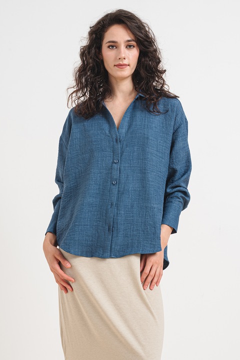 Vero Moda, Риза Melaney с паднали ръкави, Тъмносин