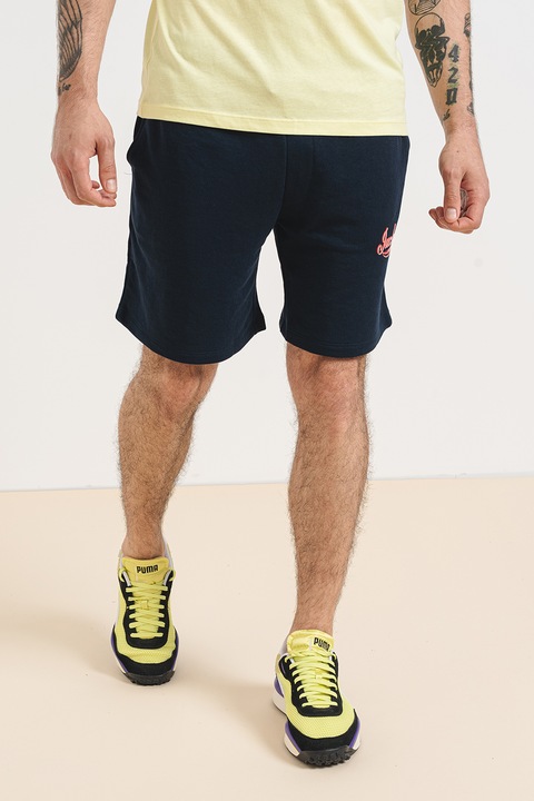 Jack & Jones, Húzózsinóros bermudanadrág, Tengerészkék, M