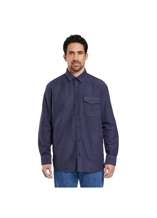 Camasa barbati, Armor Lux, bumbac, albastru inchis, S