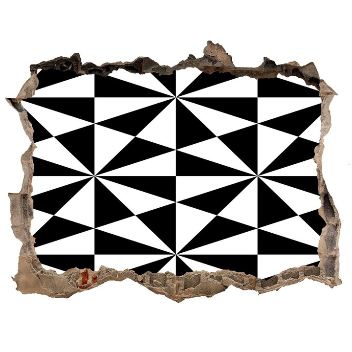 Декоративни стикери, Tulup, Къща с бугенвила, Многоцветен, 168x113 cm, 010120080080000006141