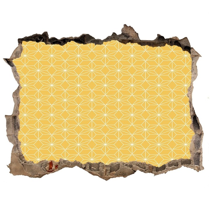 Autocolant decorativ. gaura in perete. Tulup. Stele. Multicolor. 168x113 cm. 010120080080000006008