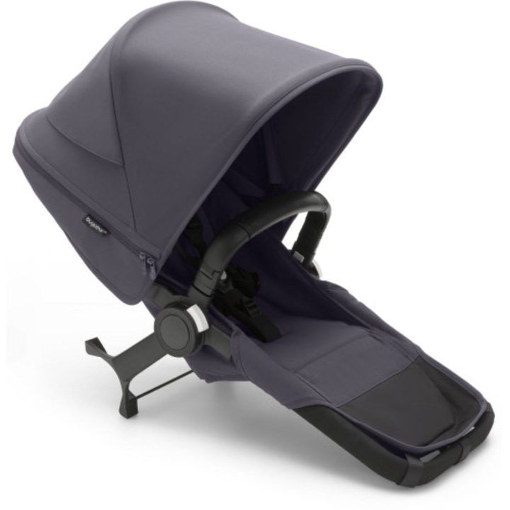 Set extensie pentru al doilea copil Bugaboo Donkey 5, Graphite - Stormy Blue, 88.2x38.7x25.7cm