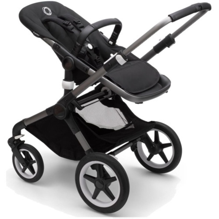 Bugaboo Fox 3 babakocsi talp és alváz, Grafit / Midnight Black, összecsukható, állítható, 9,9 kg