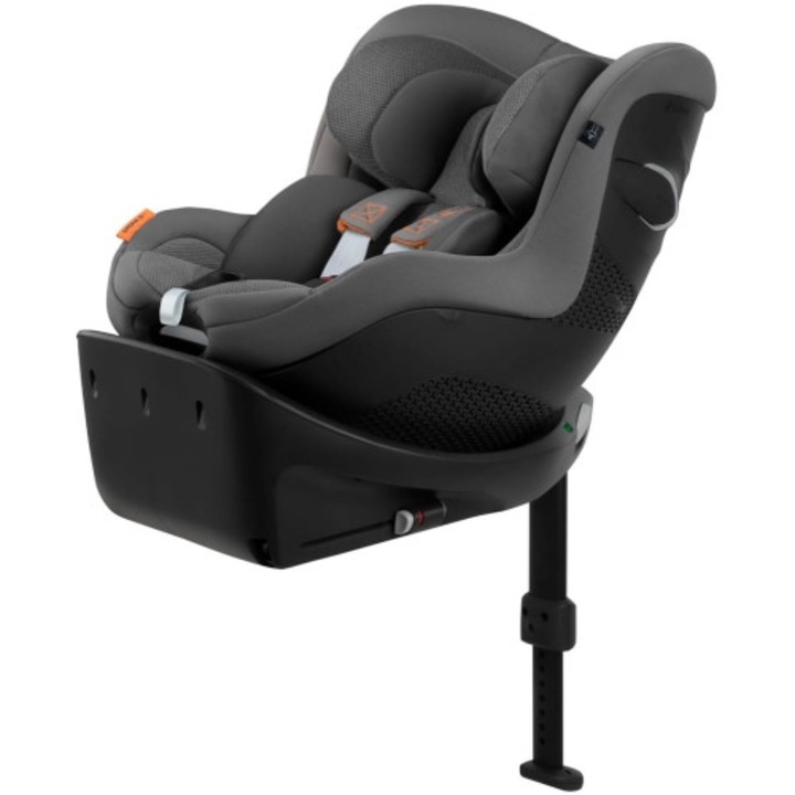 Въртящо се столче за кола Cybex Sirona Gi i-Size, 0-18 кг, Isofix, 360°, Lava Grey, 71x44x75cm