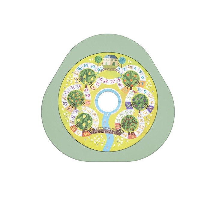 Blat masa de joaca pentru MuTable V2, Stokke, fructe si legume, reversibil, pentru copii 3-8 ani