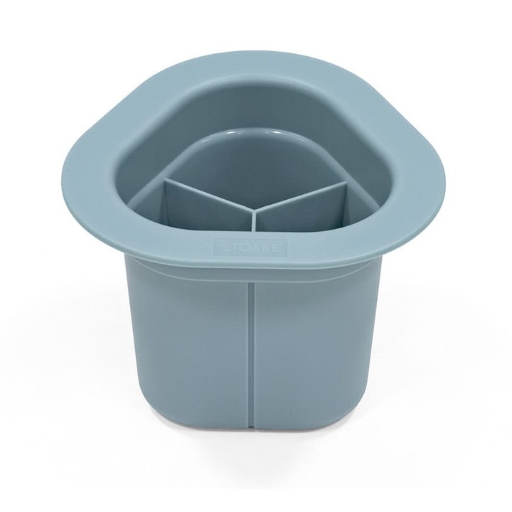 Suport accesorii pentru masuta copii Stokke MuTable Storage Cup V2, Albastru