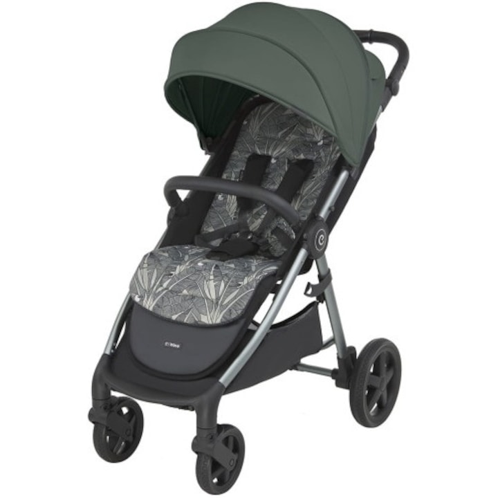 Количка Espiro Wave, система за сгъване с една ръка, UPF50+, зелена, 21x35x46 см