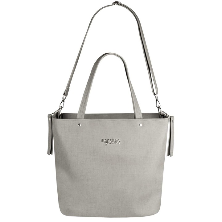 Joie Signature babakocsi táska, ökológiai bőr, szürke, 46x36x16cm