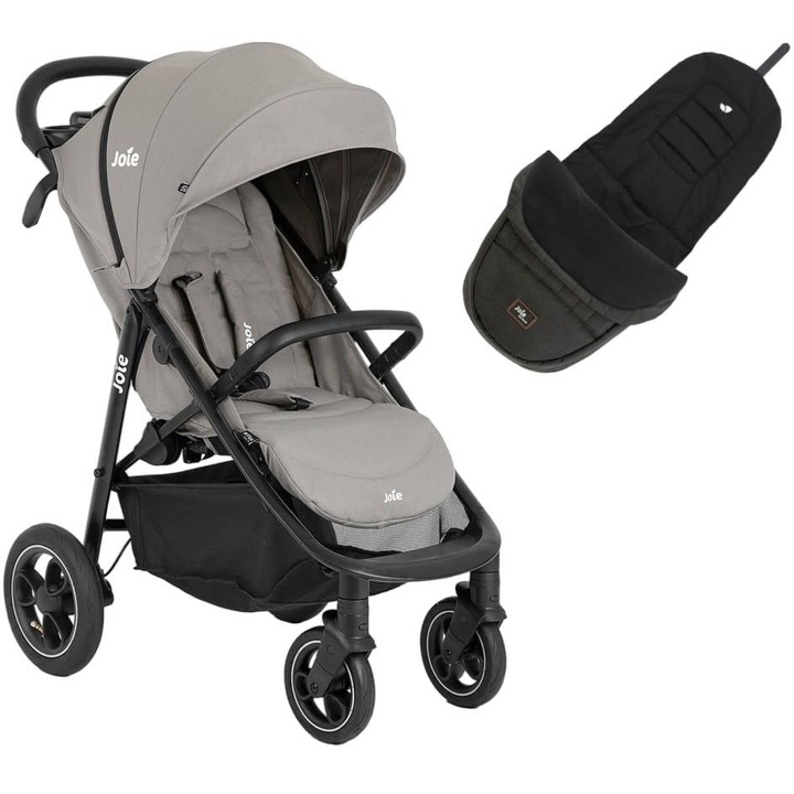 Детска количка Joie Litetrax Pro Air, Сгъваема, Вентилация, Пневматични колела