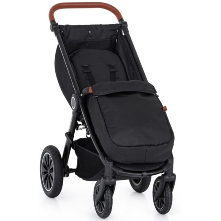 Cadru carucior Petite&Mars, pentru Street+, Pliabil, Maro stejar, 115x56x105cm