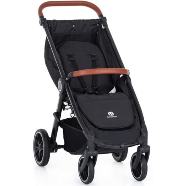 Bara si maner pentru carucior Petite&Mars, Maro Stejar